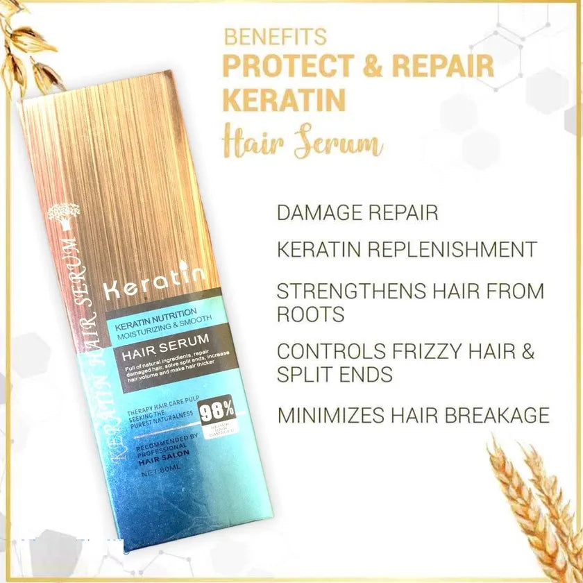 Keratin Nutrition Hair Serum – Moisturizing & Smooth Hair Treatment