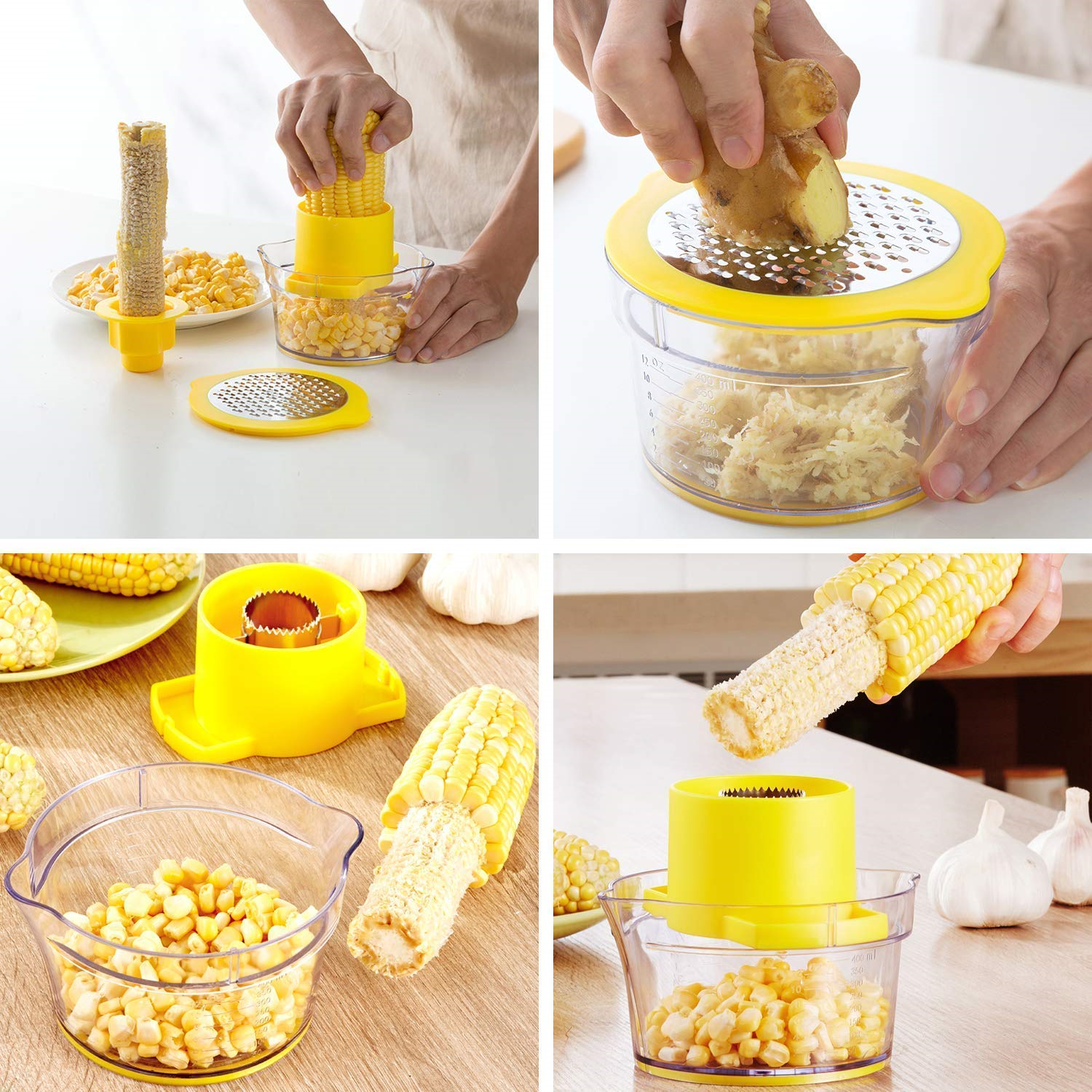 Multifunctional Corn Kernels Peeler – Quick & Safe Corn Stripper