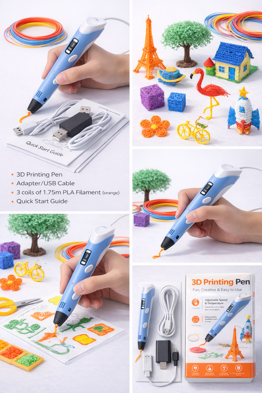 3D Printing Pen – Creative 3D Drawing Tool