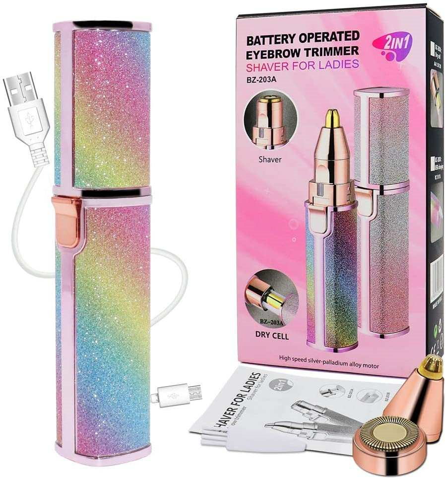 Electric Eyebrow Trimmer 2-in-1 – Precision Grooming Tool