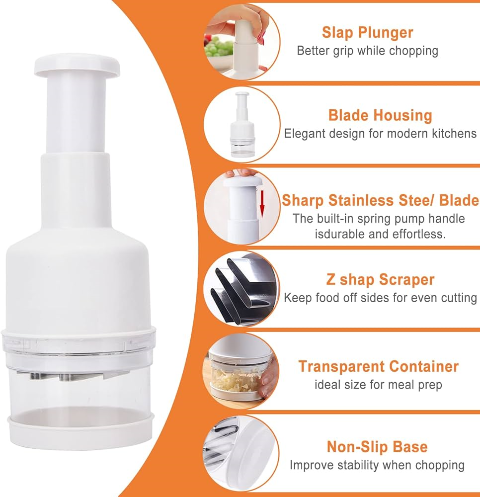 Manual Onion Hand Chopper – Quick & Easy Vegetable Cutter