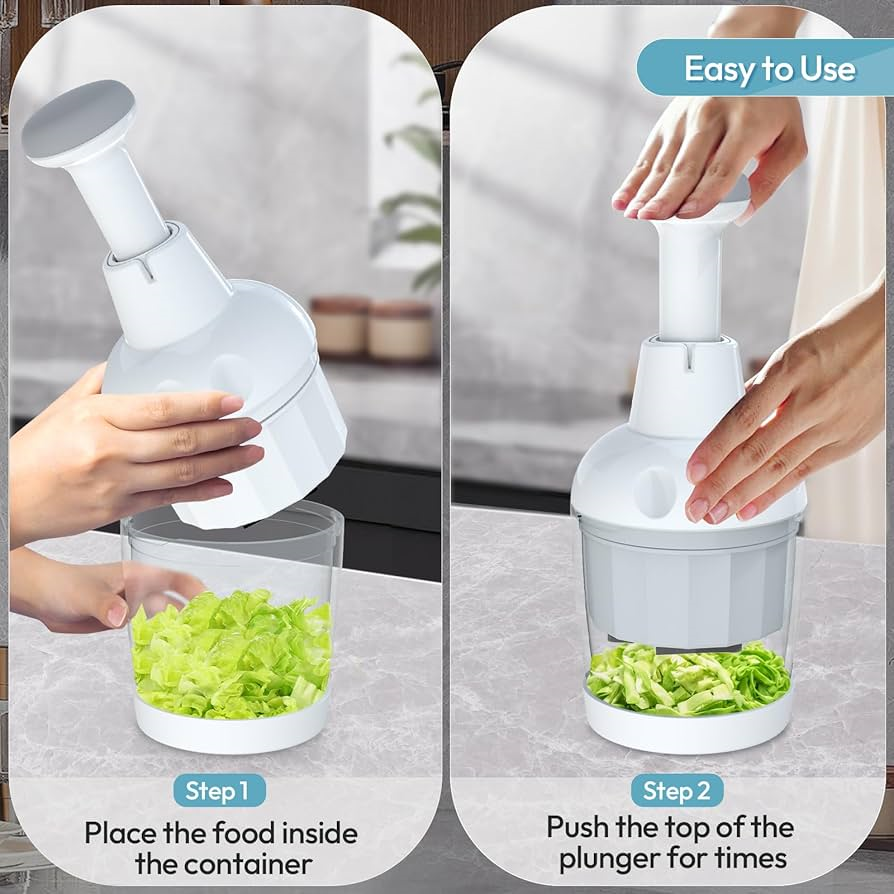 Manual Onion Hand Chopper – Quick & Easy Vegetable Cutter